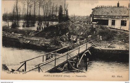 CPA PONT-L'EVEQUE Passerelle (130076)