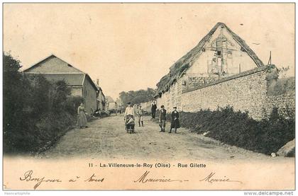 La  Villeneuve le roy : rue gillette