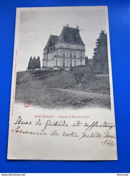 MONTMERREI-MONTMERREY CHÂTEAU DE BLANCHE-LANDE-Oise Carte Postale-CPA-Precurseur T.Sage Cachet a date Rural Morteau Orne