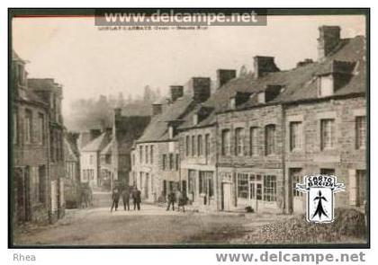 61 Lonlay-l'Abbaye - LONLAY-L'ABBAYE (Orne) - Grande rue - cpa