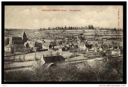 61 Lonlay-l'Abbaye LONLAY-L'ABBAYE (Orne) - Vue générale neige D61D K61145K C61232C RH007060