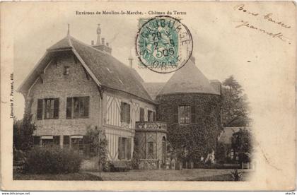 CPA Environs de MOULINS-la-MARCHE-Cháteau du Tertre (43597)