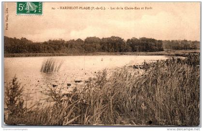 62 HARDELOT PLAGE - lac de la claire eau de Foret