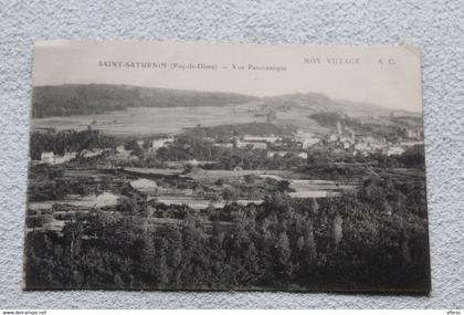 Saint Saturnin, vue panoramique, Puy de Dôme 63