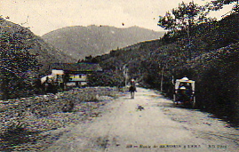 carte postale  de Behobie -- Route de behobie à Vera