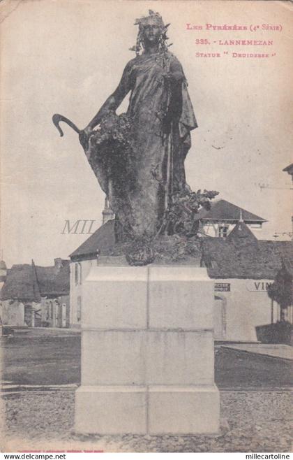 FRANCE - Lannemezan - Statue "Druidesse" 1918