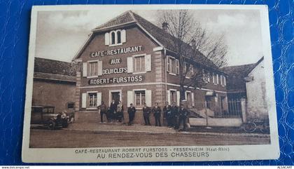 fessenheim , restaurant au rendez vous des chasseurs , aux 2 clefs , prop furstoss