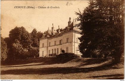 CPA AK OUROUX - Chateau de Grosbois (692999)