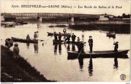 CPA Belleville-sur-Saone - Les Bords de Saone et le Pont (1036140)