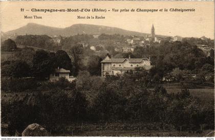 CPA Champagne-au-Mont-d'Or - Vue prise de Champagne (1035969)