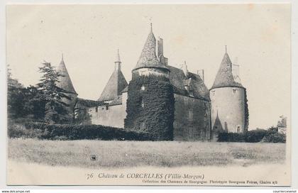 CPA - CORCELLES-EN-BEAUJOLAIS (Rhône) - Chateau De Corcelles