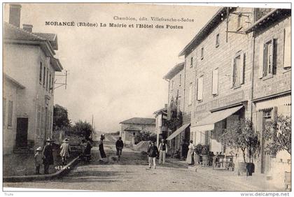 MORANCE LA MAIRIE ET L'HOTEL DES POSTES