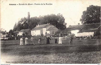 CARTE POSTALE  Ancienne de  AMANCE - Prairie de la Rosière