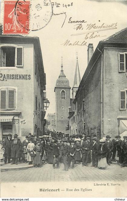 HERICOURT RUE DES EGLISES