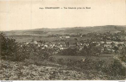 CHAMPAGNEY vue générale prise du Nord