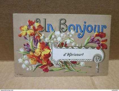 HERICOURT (70) carte fantaisie bonjour