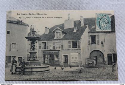 Cpa 1905, Jussey, placette de la rue de l'Hospice, Haute Saône 70