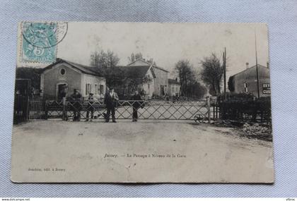 Jussey, le passage à niveau de la gare, Haute Saône 70