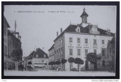 70 Héricourt 7 HERICOURT (Haute-Saône) - L'Hôtel Ville mairie hotel de ville haute sao D70D K70285K C62433C RH001941