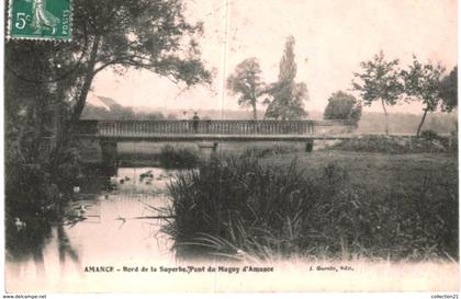 AMANCE .... BORD DE LA SUPERBE ... PONT DE MAGNY D AMANCE