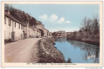 Port sur Saône canal