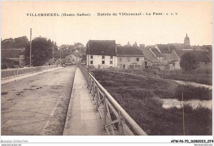 AFWP6-70-0582 - VILLERSEXEL - haute-saône - entrée de villersexel - le pont