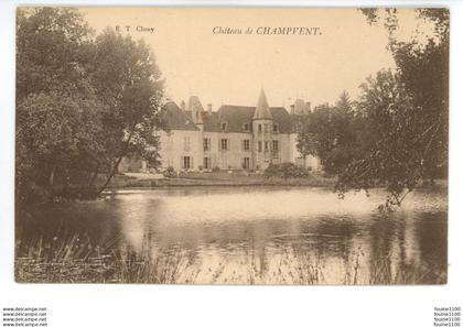 CHATEAU DE CHAMPVENT  ( environs de LA GUICHE )