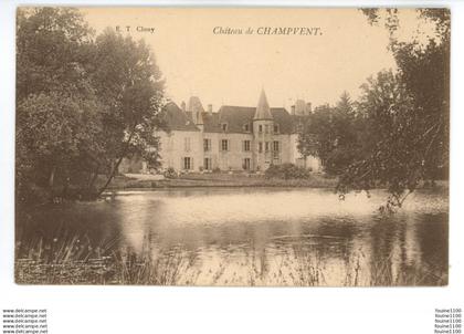 CHATEAU DE CHAMPVENT  ( environs de LA GUICHE )