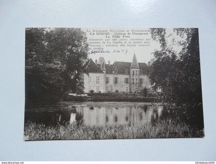 CPA 71 LA GUICHE : Château de Champvent