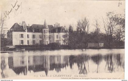 Saône-et-Loire - Château de Champvent (La Guiche)