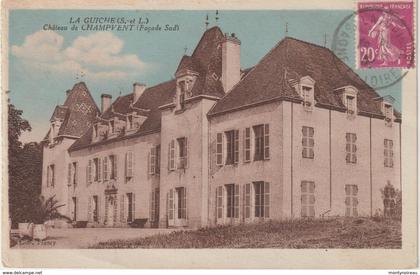 Saône  et  Loire : LA  GUICHE :   château  de  Champvent  1934