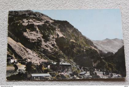 Cpsm, Champagny, vue panoramique, au centre l'hôtel de Belvédère, Savoie 73