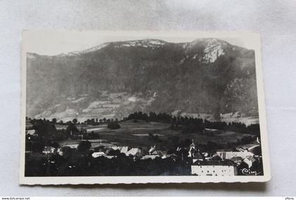 Cpsm 1956, Alex, vue générale, le mont Veyrier, Haute Savoie 74