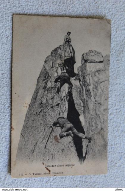 Escalade d'une aiguille, Haute Savoie 74