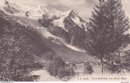 FRANCE - Chamonix - Mont Blanc 1930