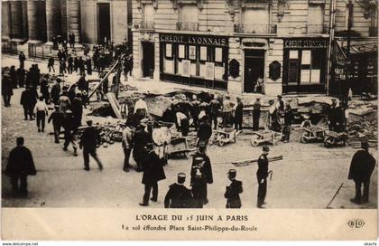 CPA PARIS 8e - L'Orage du 15 Juin a Paris (83733)