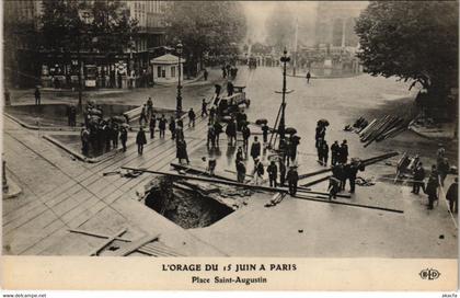 CPA Paris - L'Orage du 15 Juin a Paris (53502)