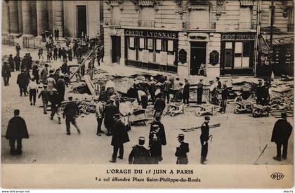 CPA Paris - L'Orage du 15 Juin a Paris (53503)