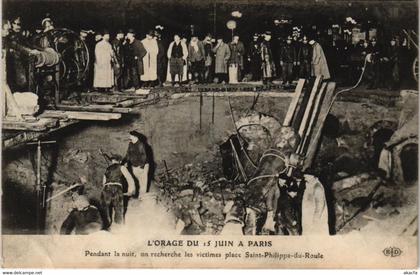 CPA Paris - L'Orage du 15 Juin a Paris (53504)