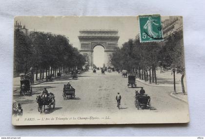 l'arc de Triomphe et les champs Elysées, Paris 75