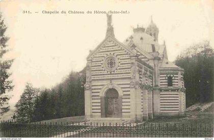 76 - Le Héron - Chapelle du Héron - Correspondance - CPA - Voyagée en 1916 - Voir Scans Recto-Verso