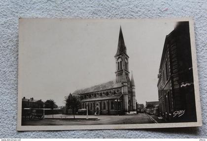 Cpsm, Oissel, l'église, Seine maritime 76