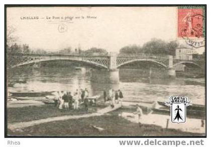 77 Chelles - CHELLES - Le Pont à péage sur la Marne - cpa