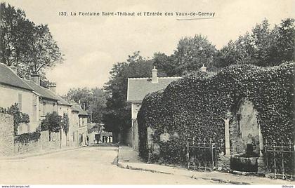 78 - Les Vaux de Cernay - La Fontaine Saint-Thibaut et l'Entrée des Vaux-de-Cernay - CPA - Voir Scans Recto-Verso