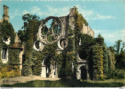 78 - Les Vaux de Cernay - A l'Abbaye des Vaux de Cernay (XIIe siècle) - Façade occidentale de lEglise Abbatiale - CPM -