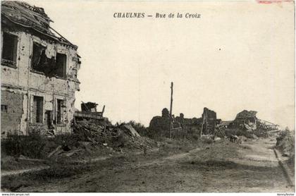 Chaulnes - Rue de la Croix