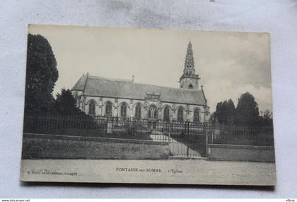 Fontaine sur Somme, l'église, Somme 80