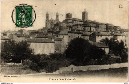 CPA RIANS Vue générale (411232)