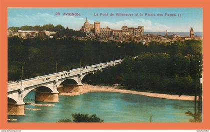 a584 / 311 84 - AVIGNON Pont de Villeneuve et Palais des Papes