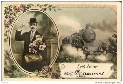 BEAUMES DE VENISE 84 - Souvenir de Beaumes - Train